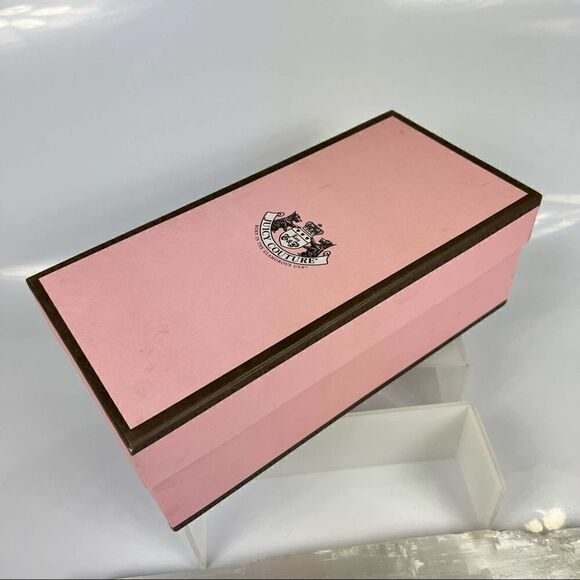 JUICY COUTURE Size 8.5 Flat Thong w Bow Gold Bottom - Picture 6 of 8